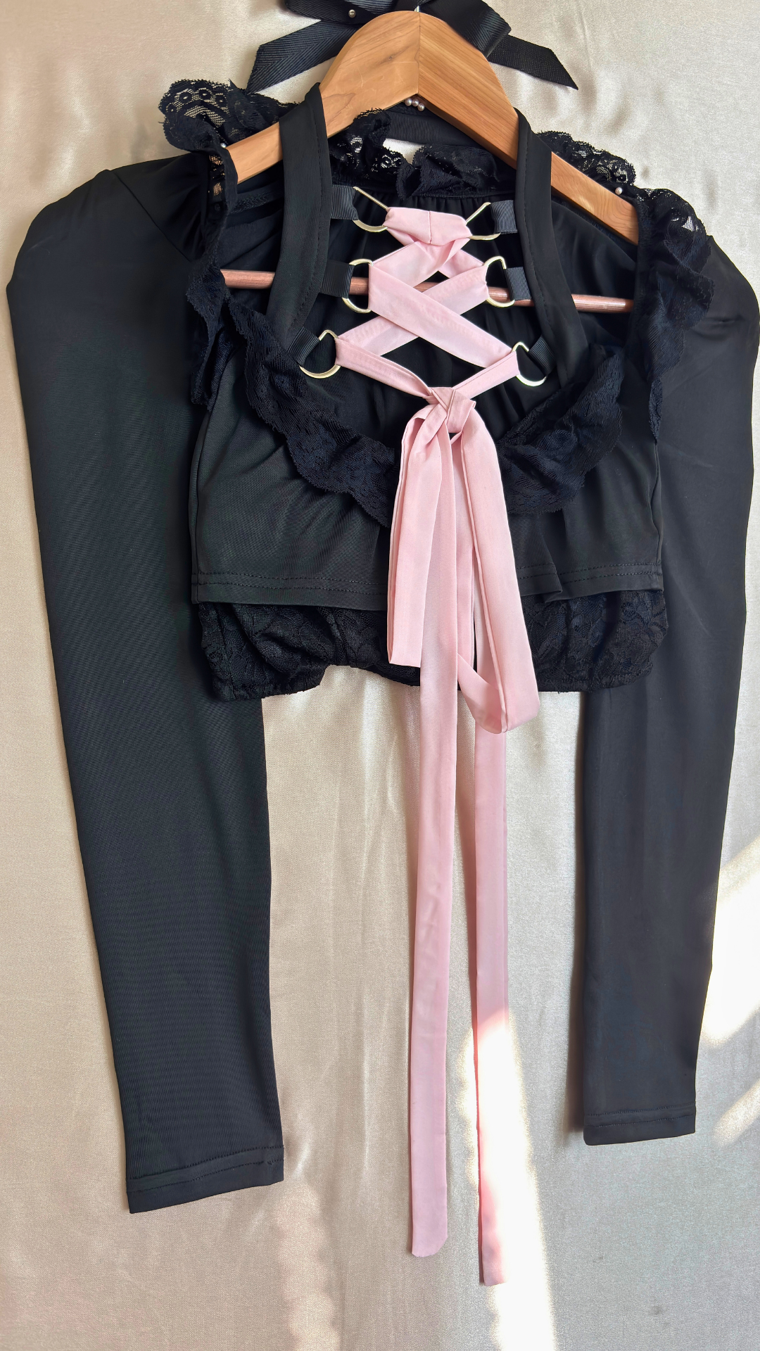 Pink Ribbon Tease Top TRÈS FOU OR SOMETHING