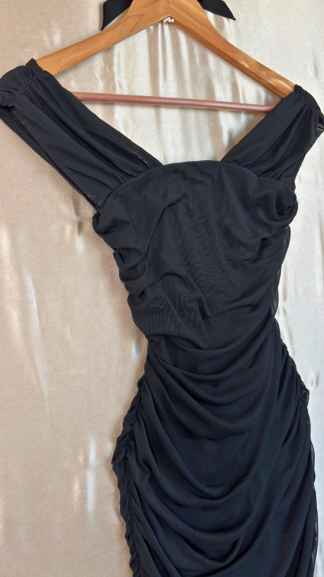 Captivating Off The Shoulder Slit Dress TRÈS FOU OR SOMETHING