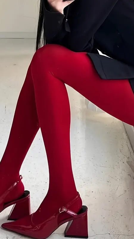 Apple Red Tights - TRÈS FOU OR SOMETHING