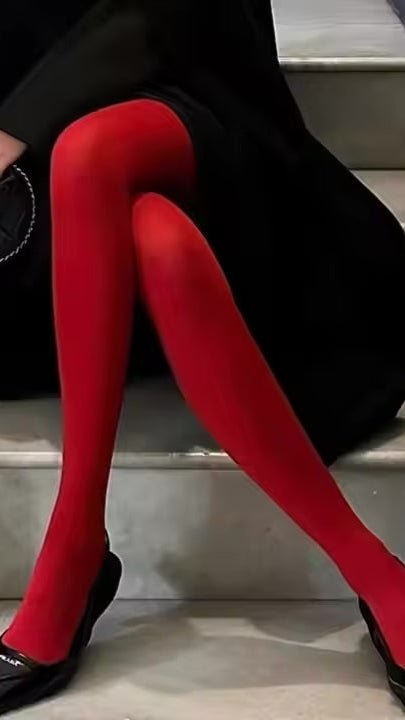 Apple Red Tights - TRÈS FOU OR SOMETHING