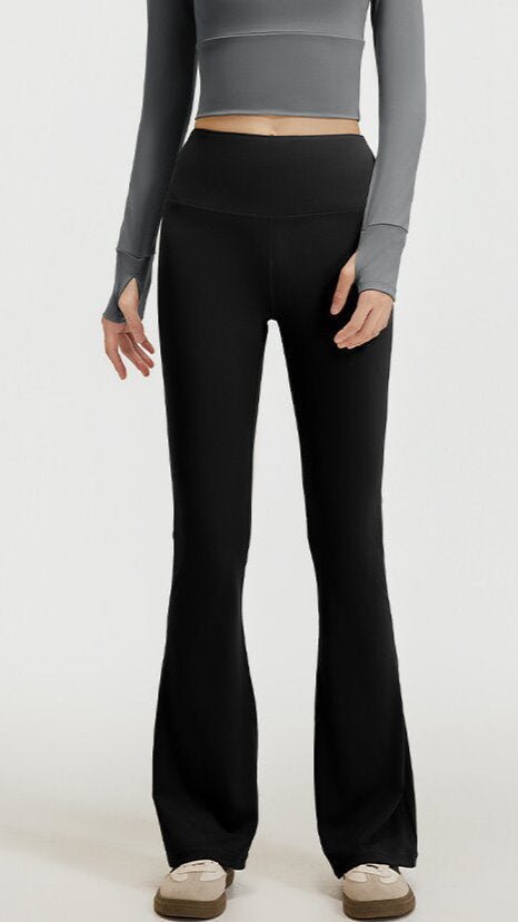 Athleisure Flare Leg Pants - CHAMBRE 535