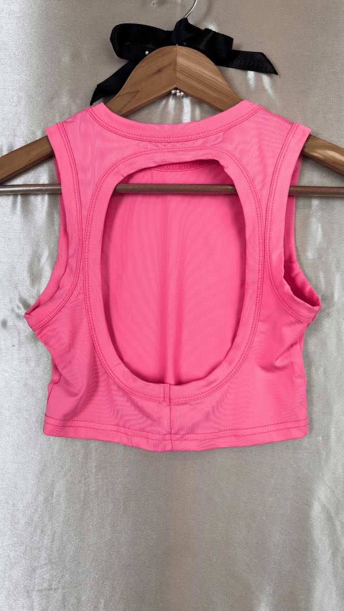 Beachy Open Back Crop Top - TRÈS FOU OR SOMETHING