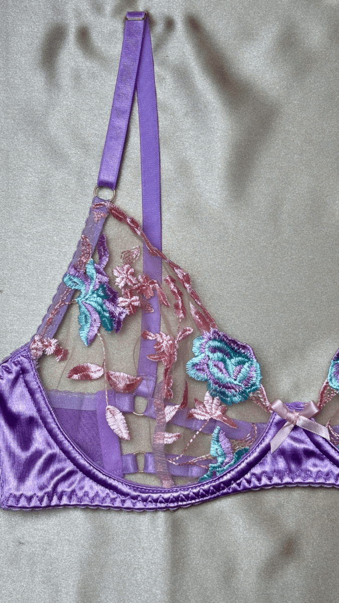 Bri Ella Lavender Bra - TRÈS FOU OR SOMETHING