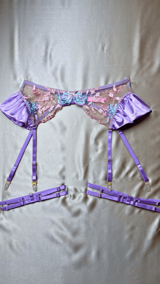 Bri Ella Lavender Garter - TRÈS FOU OR SOMETHING