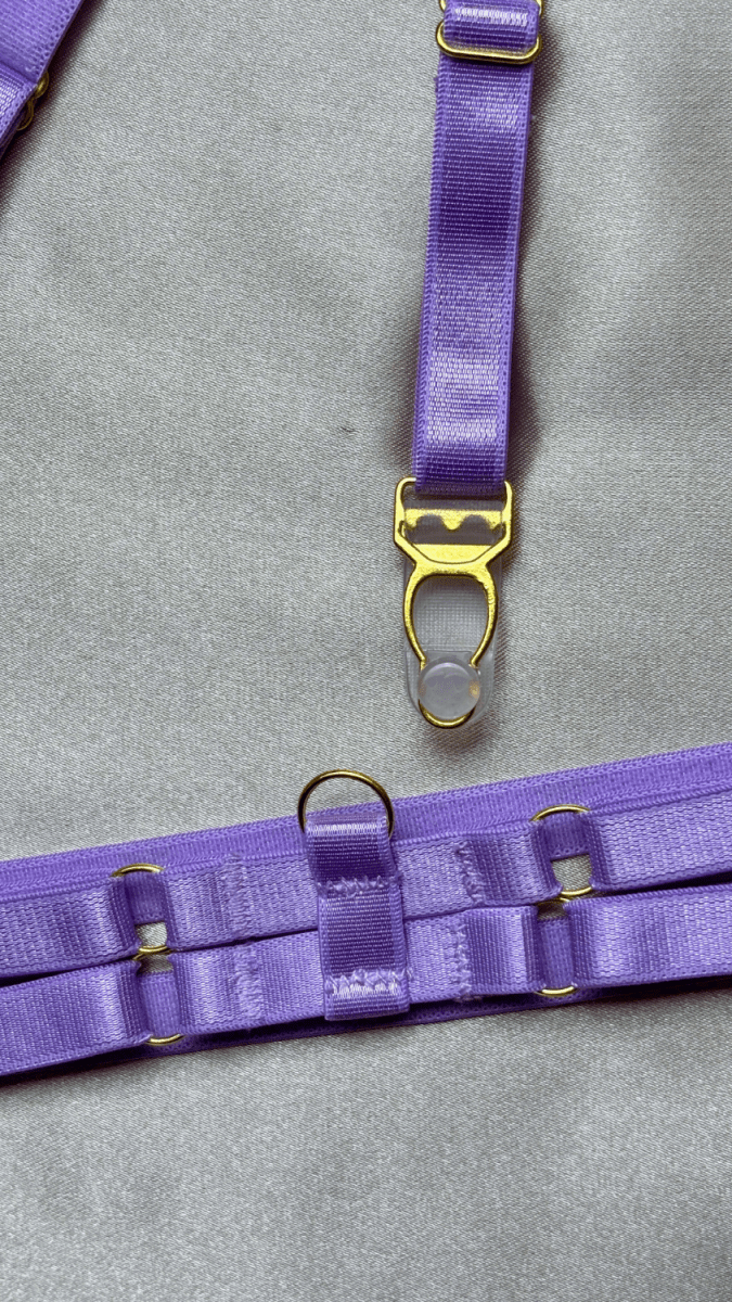 Bri Ella Lavender Garter - TRÈS FOU OR SOMETHING