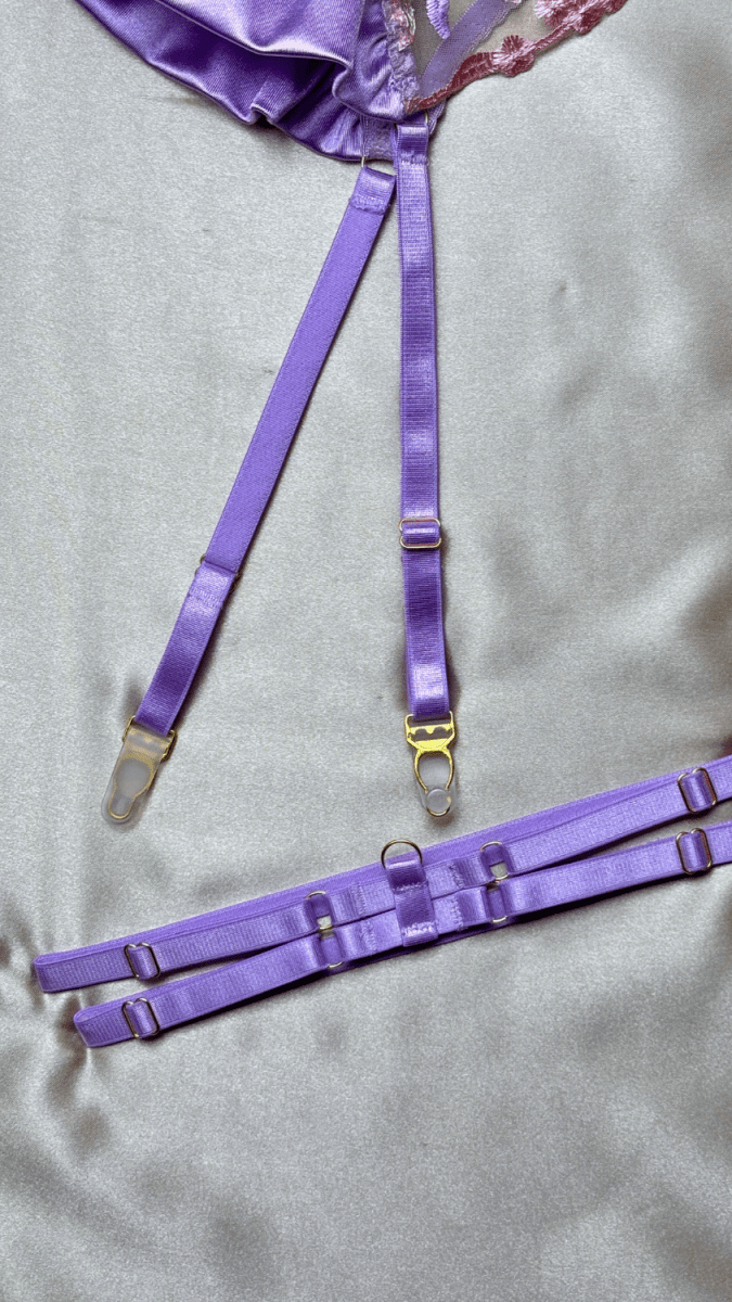 Bri Ella Lavender Garter - TRÈS FOU OR SOMETHING