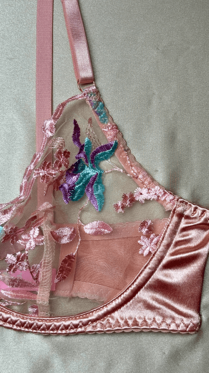 Bri Ella Rose Gold Bra - TRÈS FOU OR SOMETHING
