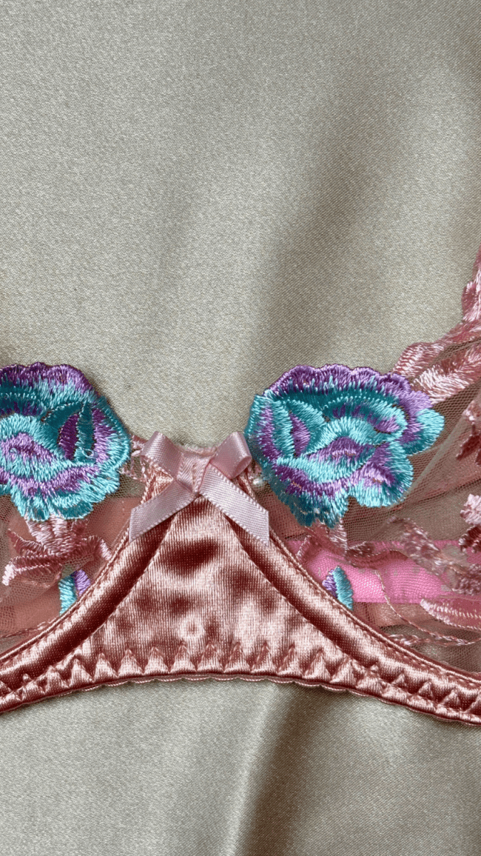 Bri Ella Rose Gold Bra - TRÈS FOU OR SOMETHING