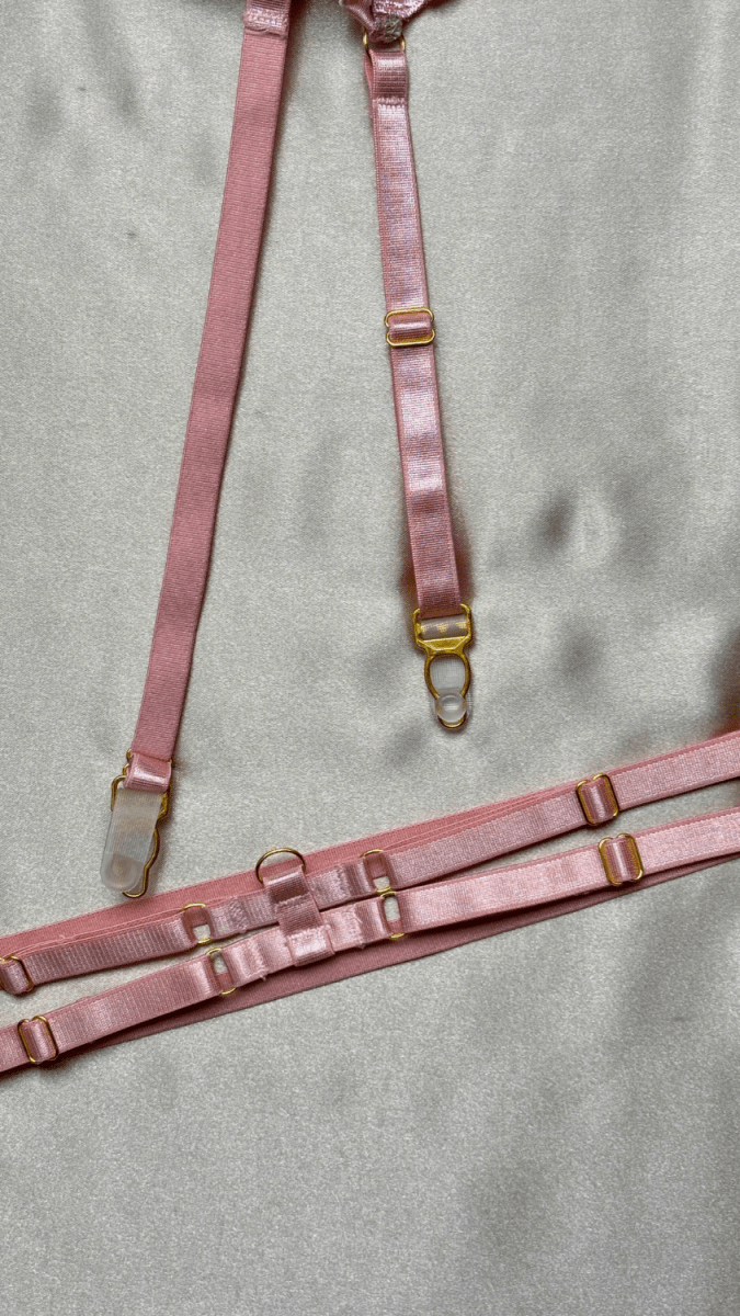 Bri Ella Rose Gold Garter - TRÈS FOU OR SOMETHING