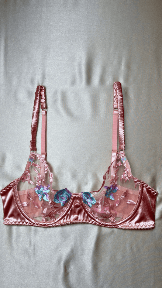 Brielle Rose Gold Bra - TRÈS FOU OR SOMETHING
