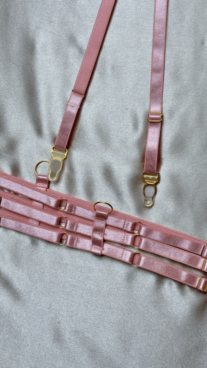 Brielle Rose Gold Garter - TRÈS FOU OR SOMETHING