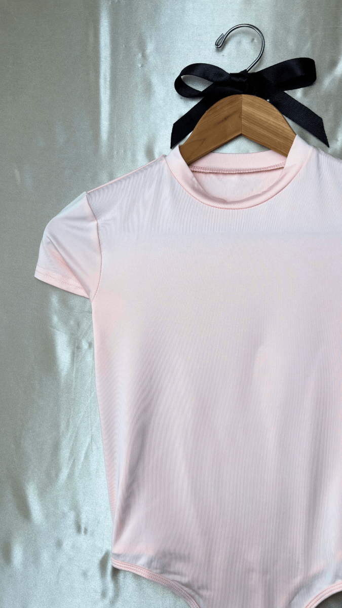 ButterSoft Stretchy Short Sleeve Pink Bodysuit Top - TRÈS FOU OR SOMETHING