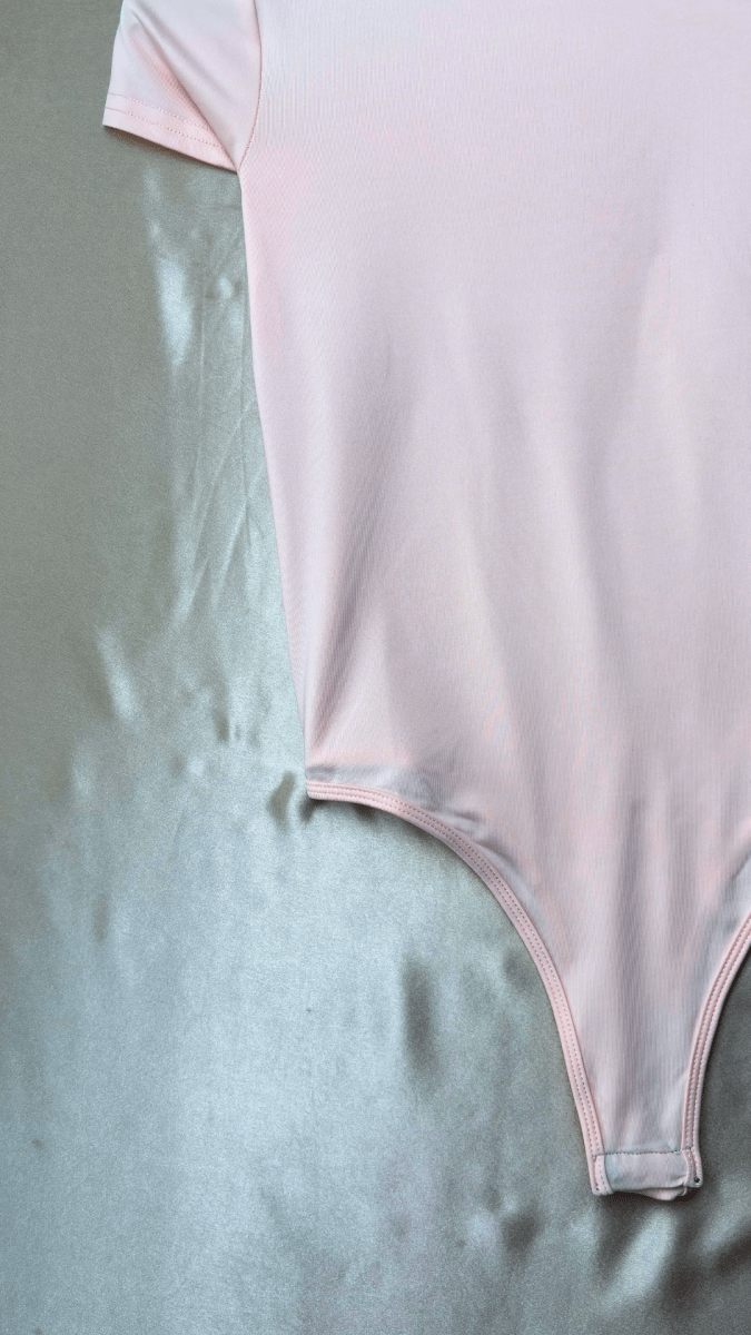 ButterSoft Stretchy Short Sleeve Pink Bodysuit Top - TRÈS FOU OR SOMETHING