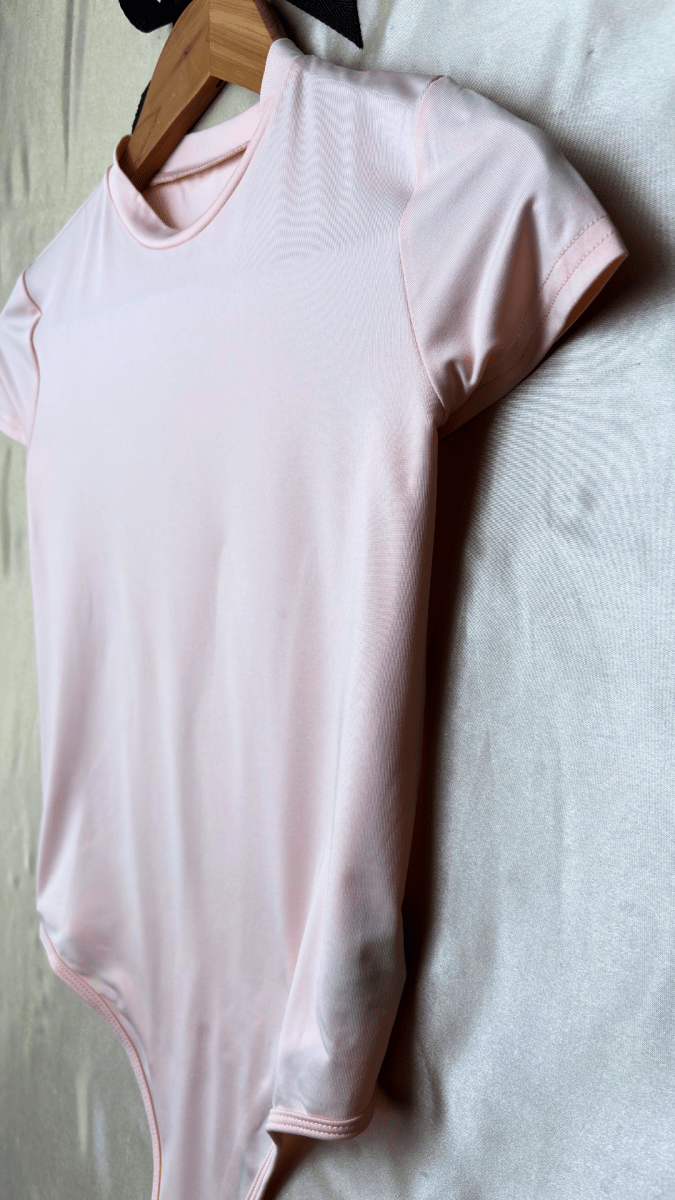 ButterSoft Stretchy Short Sleeve Pink Bodysuit Top - TRÈS FOU OR SOMETHING