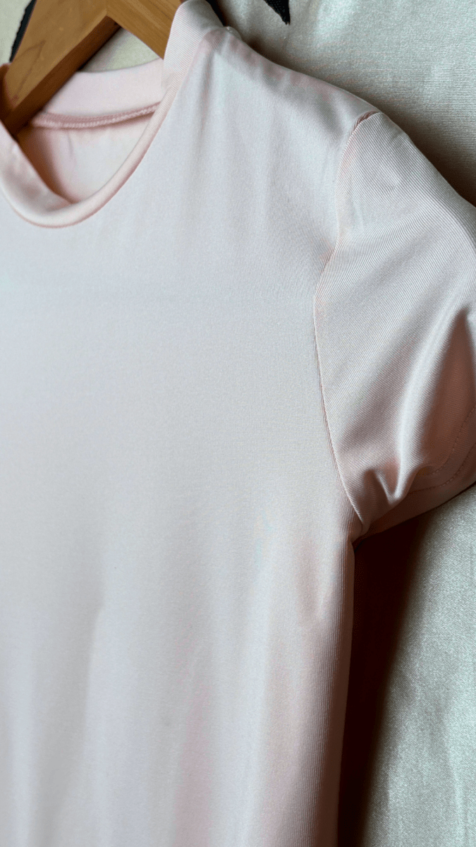 ButterSoft Stretchy Short Sleeve Pink Bodysuit Top - TRÈS FOU OR SOMETHING