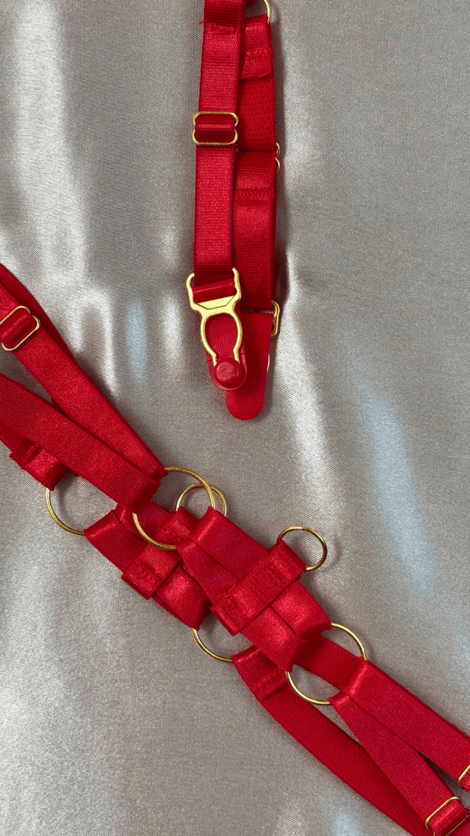 Cabaret Hearts Garter - TRÈS FOU OR SOMETHING