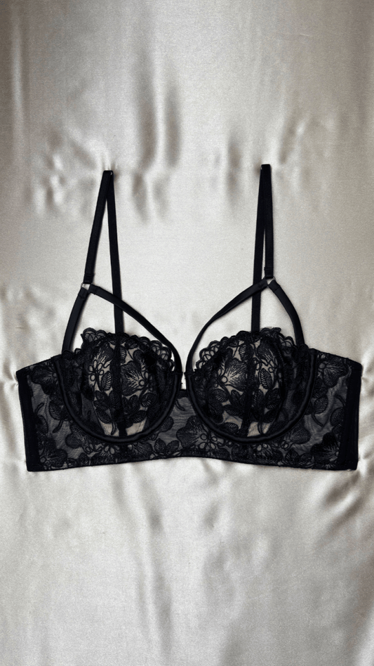 Camilia Black Bra - TRÈS FOU OR SOMETHING