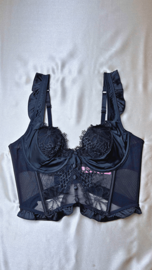 Cecile Black Bustier - TRÈS FOU OR SOMETHING