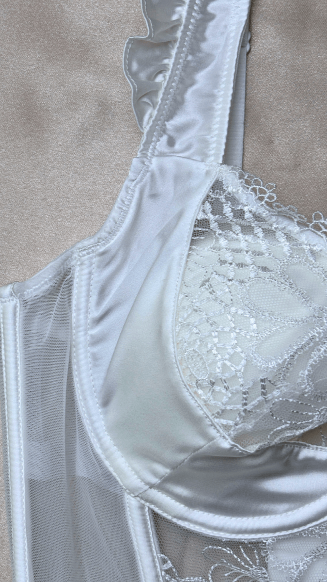 Cecile White Bustier - TRÈS FOU OR SOMETHING