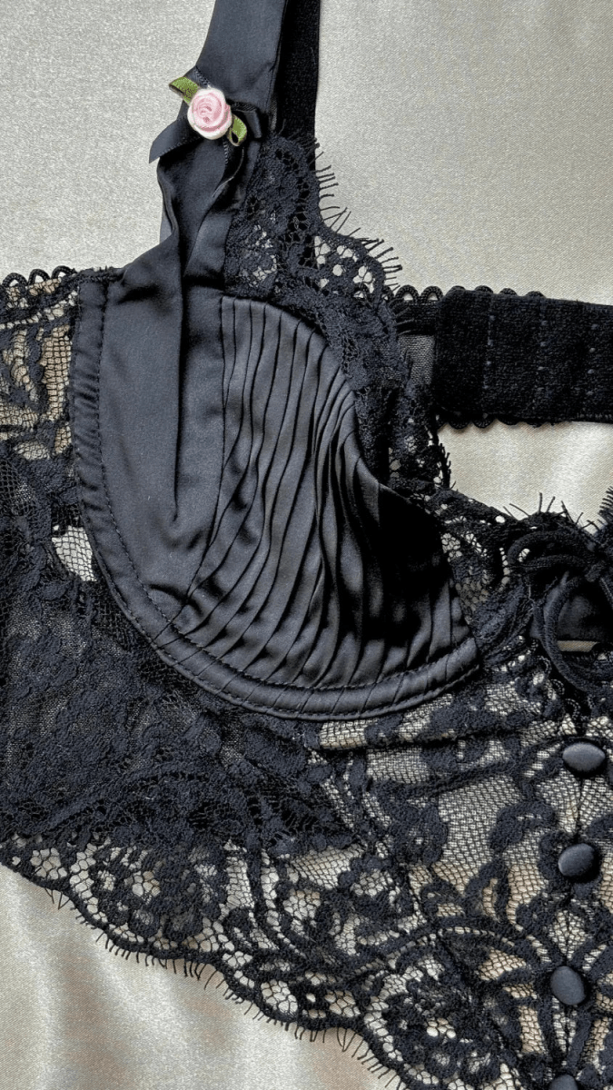 Celine Black Bralette - TRÈS FOU OR SOMETHING