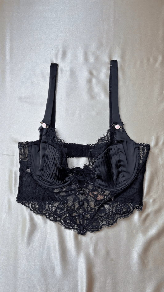 Celine Black Bralette - TRÈS FOU OR SOMETHING