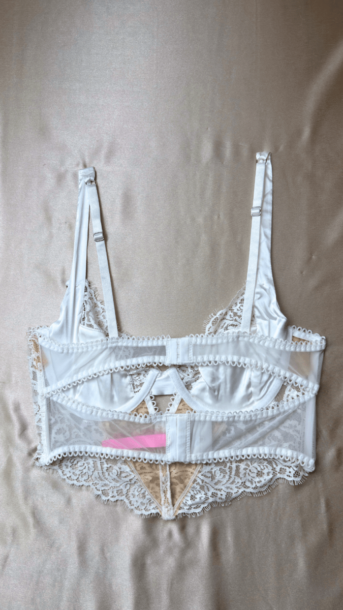 Celine White Bralette - TRÈS FOU OR SOMETHING