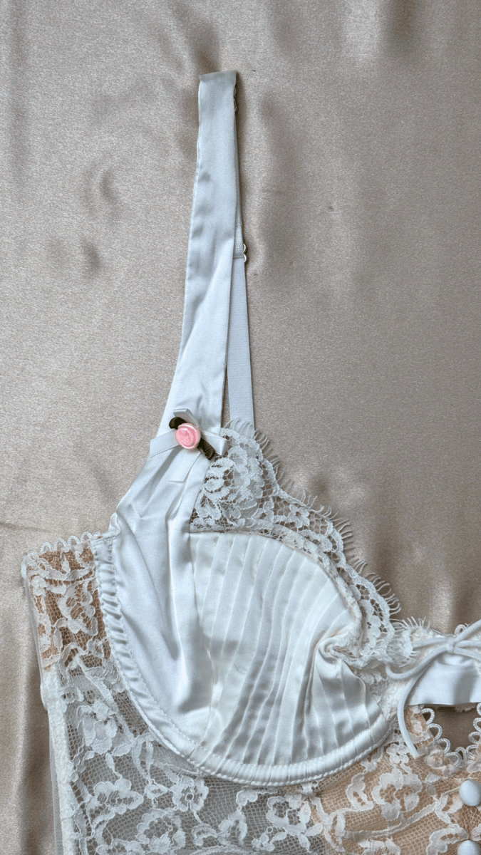Celine White Bralette - TRÈS FOU OR SOMETHING