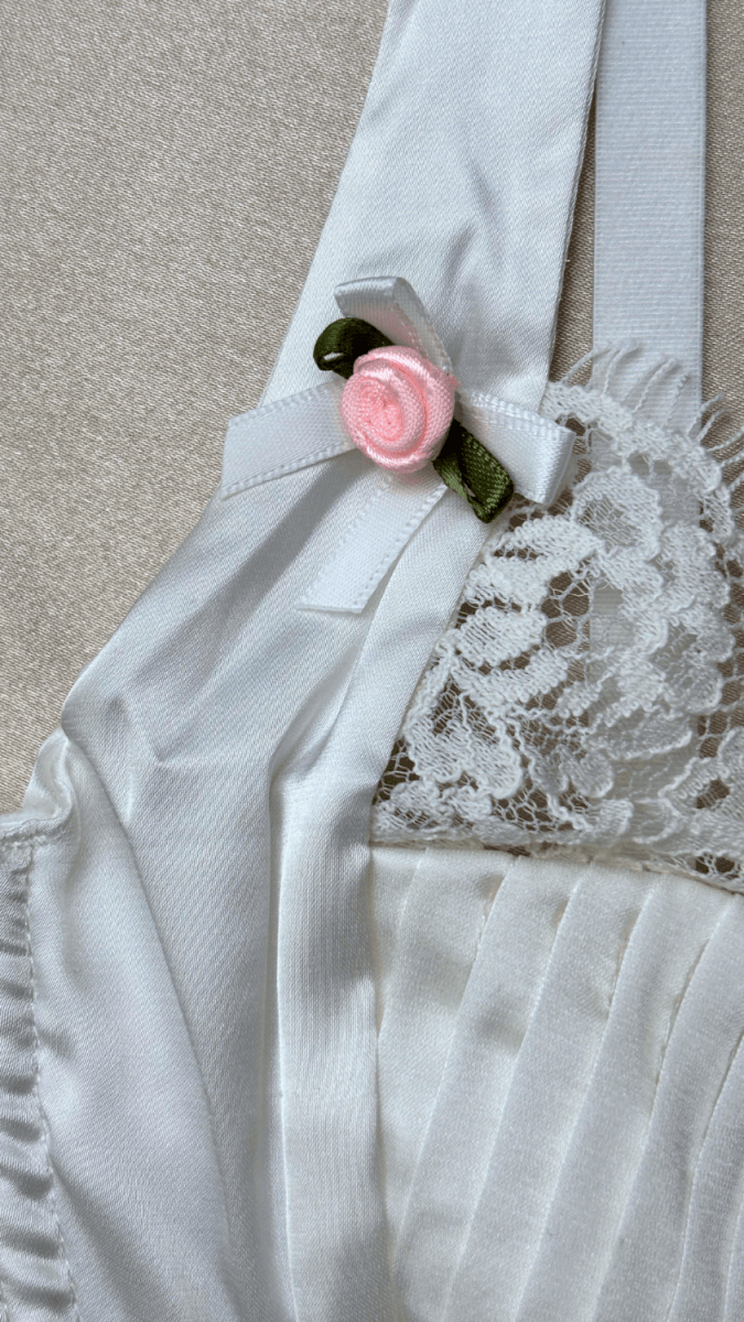 Celine White Bralette - TRÈS FOU OR SOMETHING