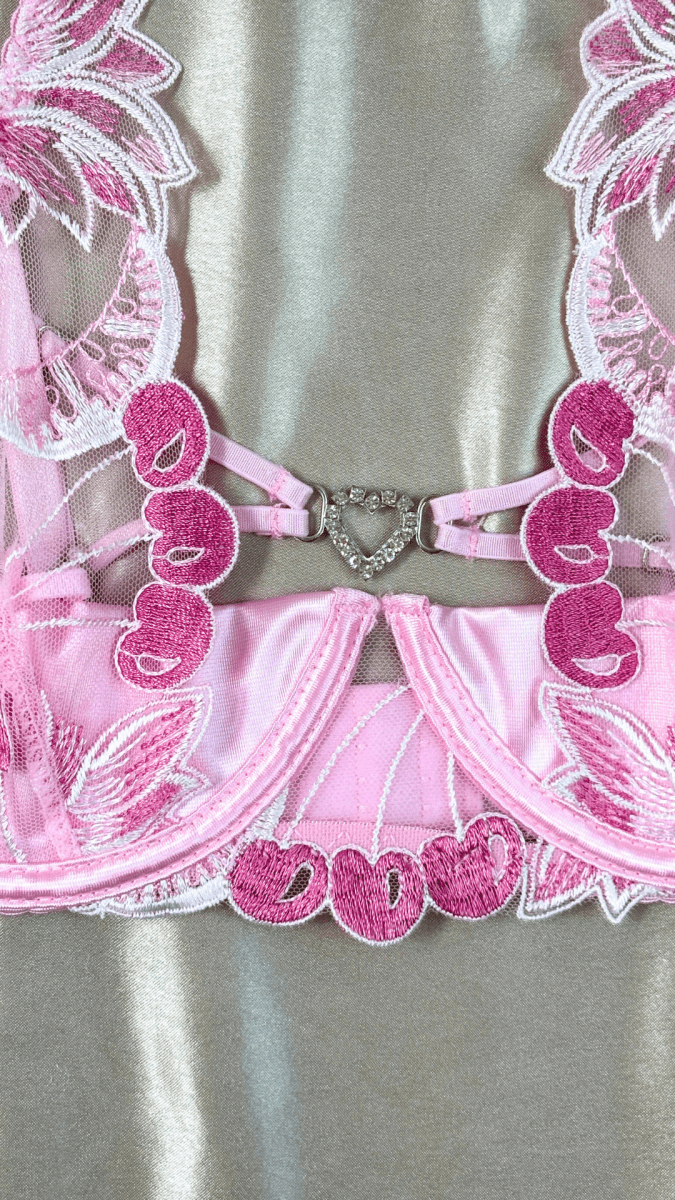 Cherry Bomb Heart Bra - TRÈS FOU OR SOMETHING