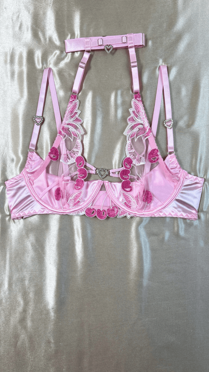 Cherry Bomb Heart Bra - TRÈS FOU OR SOMETHING