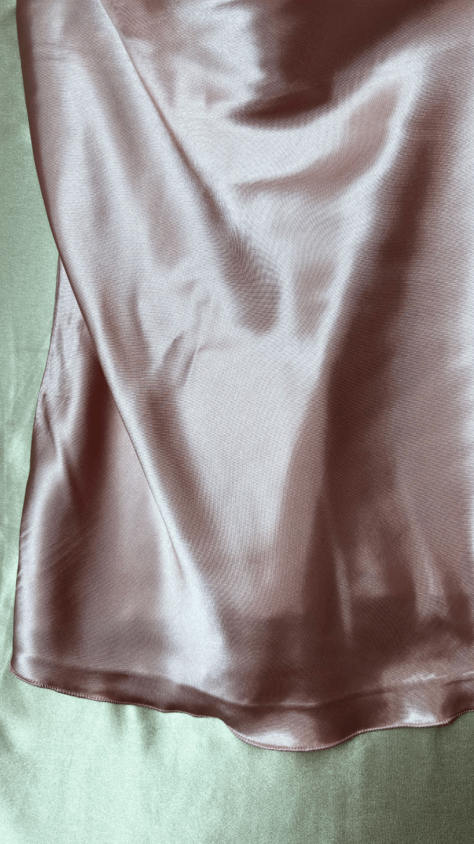 Cowl Neck Satin Pajama Tank - TRÈS FOU OR SOMETHING