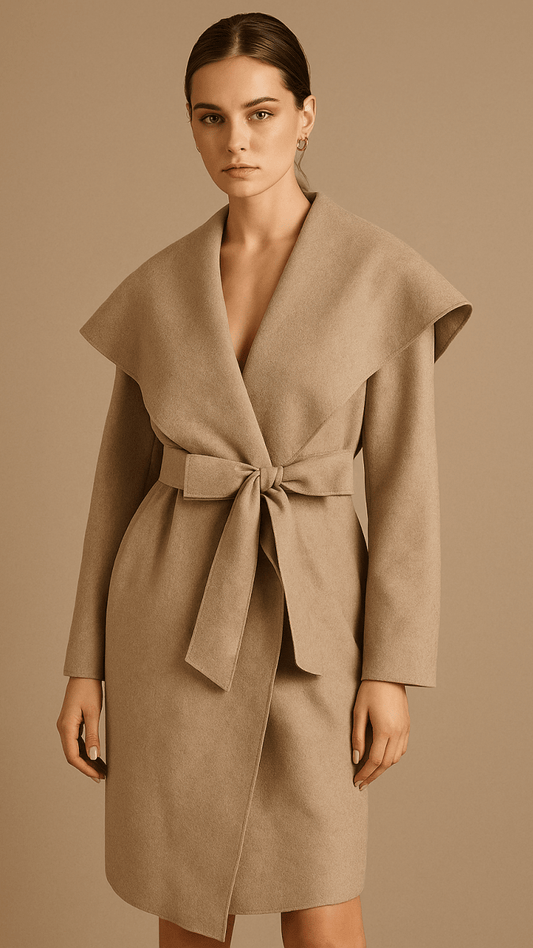 Ecru Influence Coat Top - CHAMBRE 535