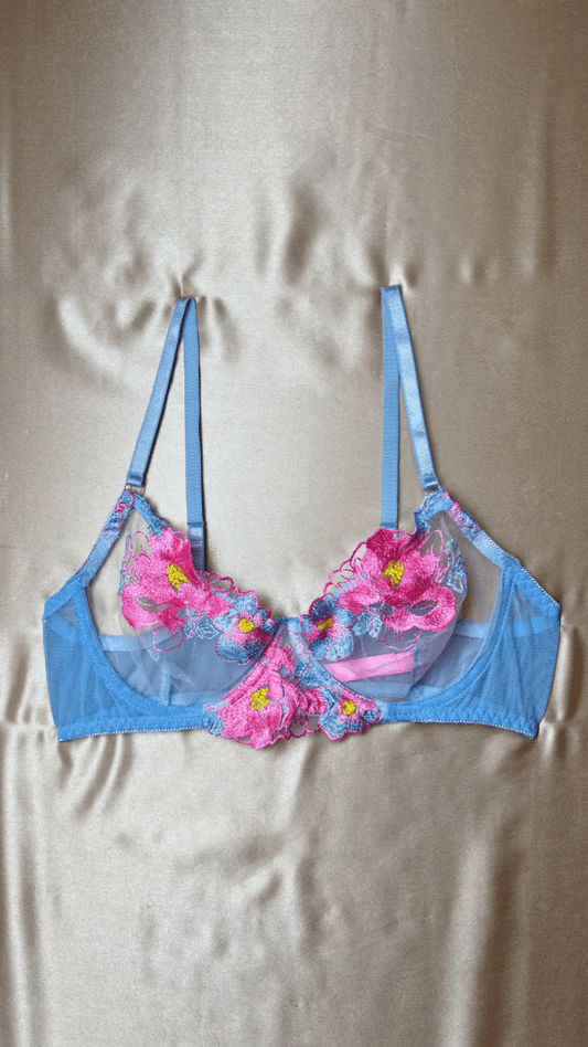 Eden Light Blue Bra - TRÈS FOU OR SOMETHING