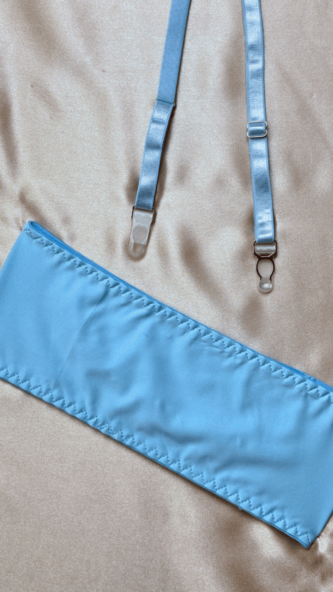 Eden Light Blue Garter - TRÈS FOU OR SOMETHING