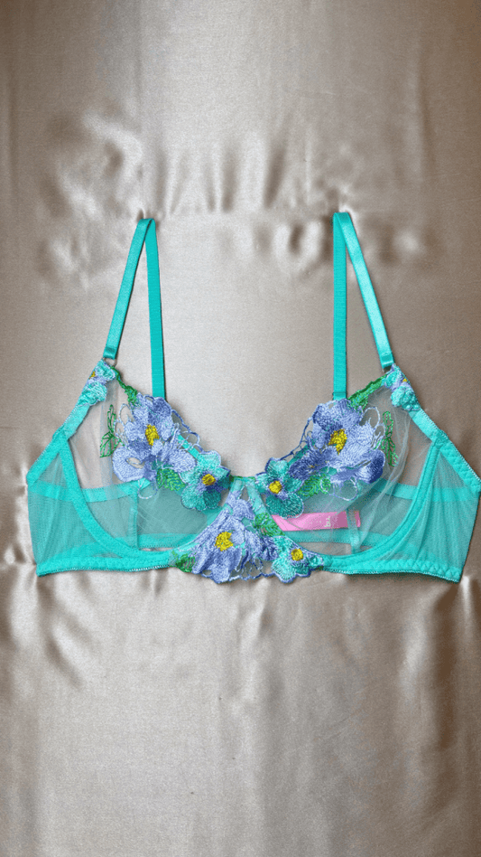 Eden Turquoise Bra - TRÈS FOU OR SOMETHING