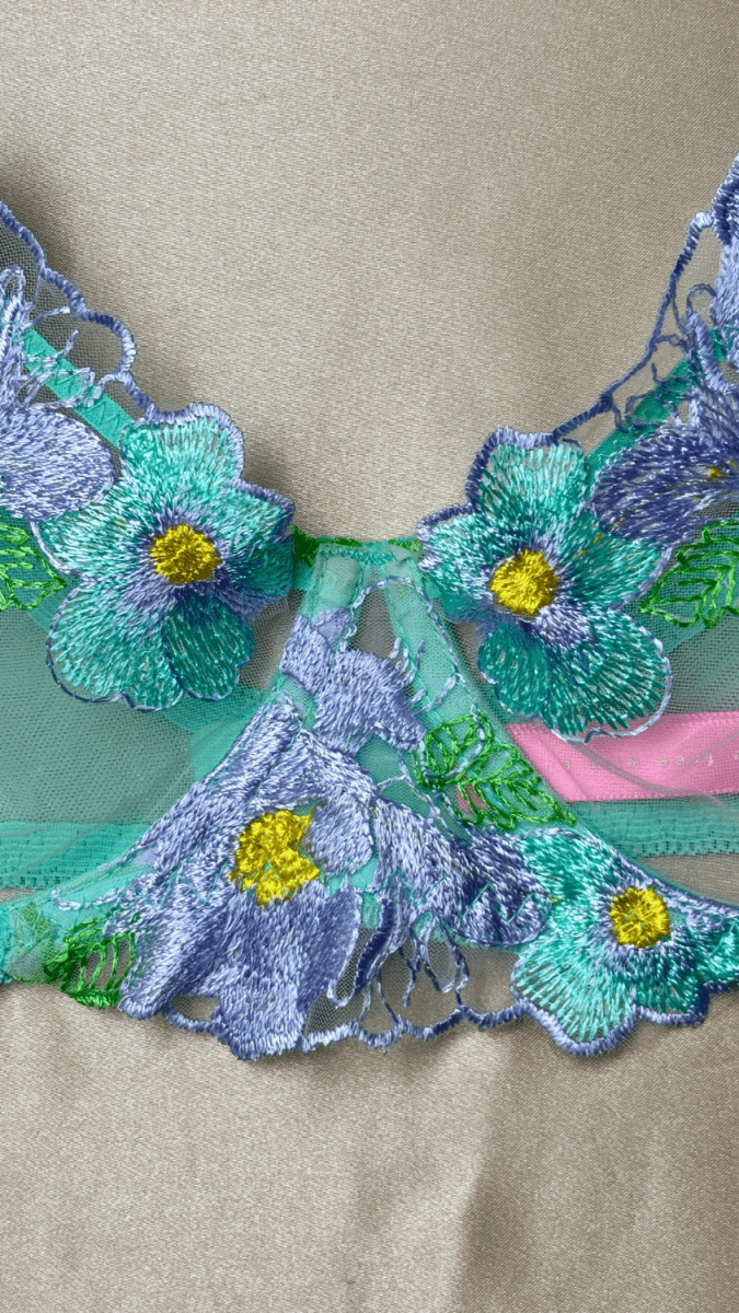 Eden Turquoise Bra - TRÈS FOU OR SOMETHING