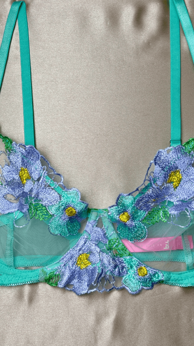 Eden Turquoise Bra - TRÈS FOU OR SOMETHING