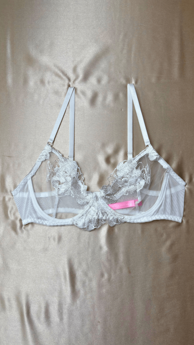 Eden White Bra - TRÈS FOU OR SOMETHING