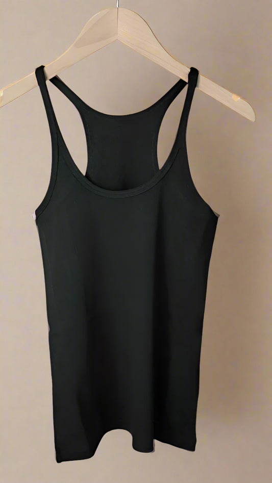 Elevated Black Tank Top - TRÈS FOU OR SOMETHING