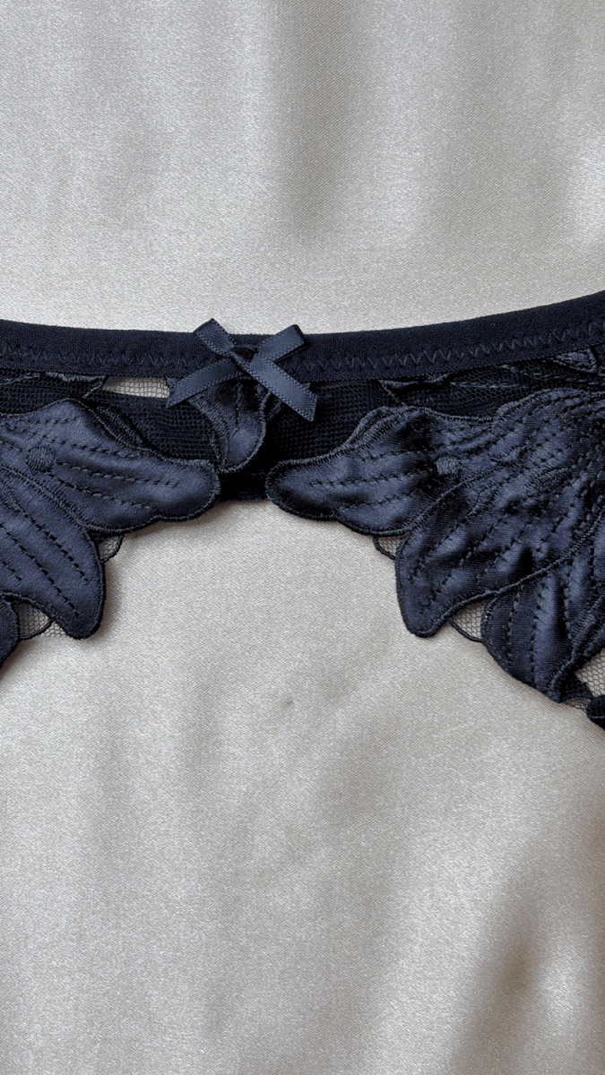 Eloise Black Garter - TRÈS FOU OR SOMETHING