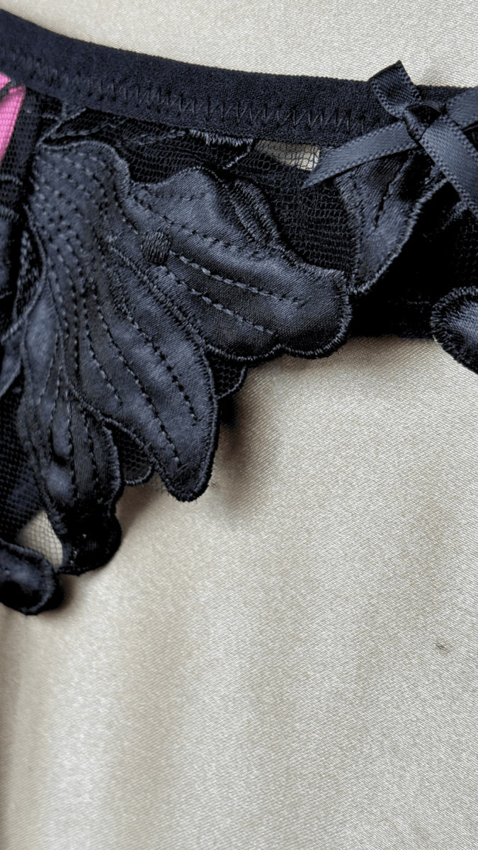 Eloise Black Garter - TRÈS FOU OR SOMETHING