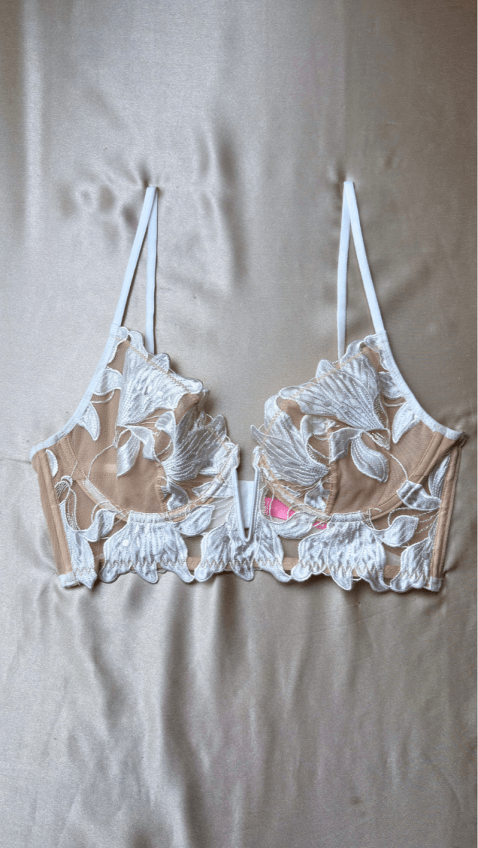 Eloise White Bralette - TRÈS FOU OR SOMETHING