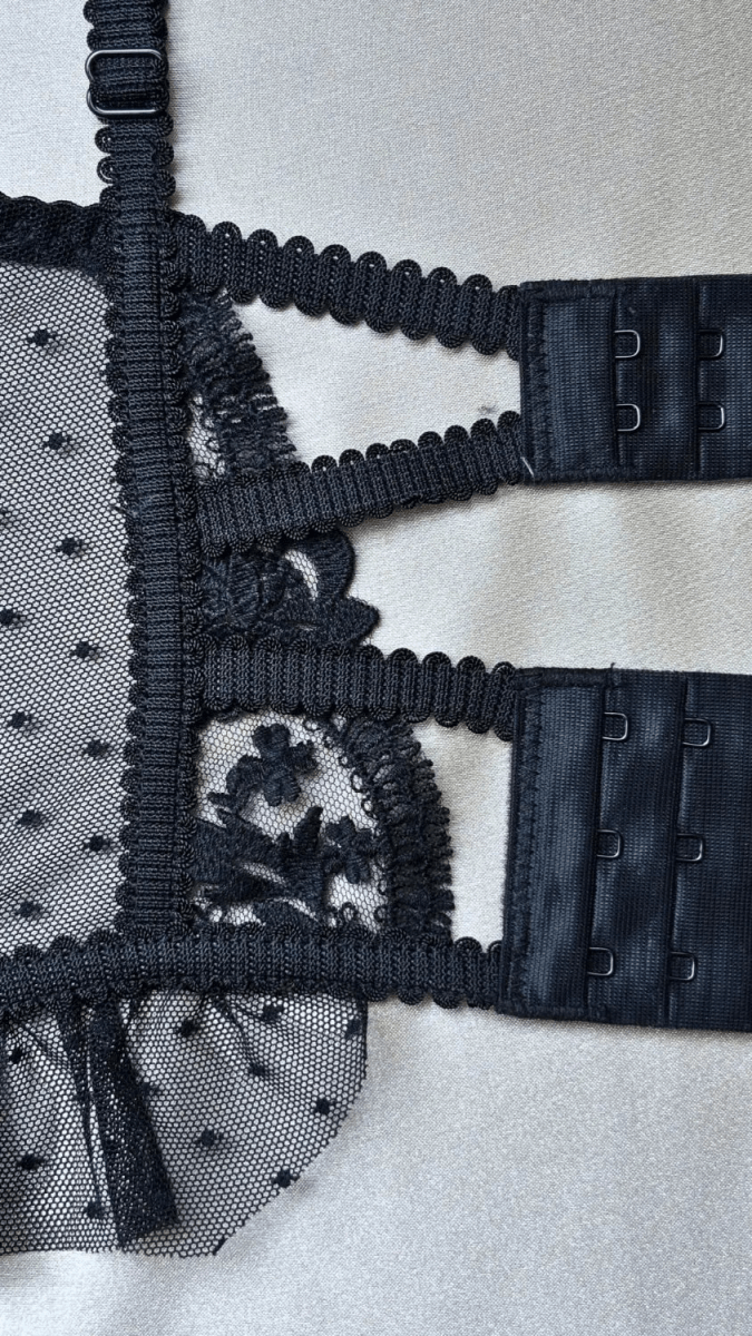 Emilie Black Bustier - TRÈS FOU OR SOMETHING