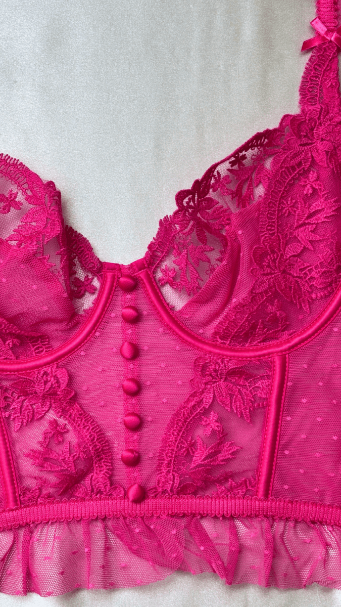 Emilie Pink Bustier - TRÈS FOU OR SOMETHING