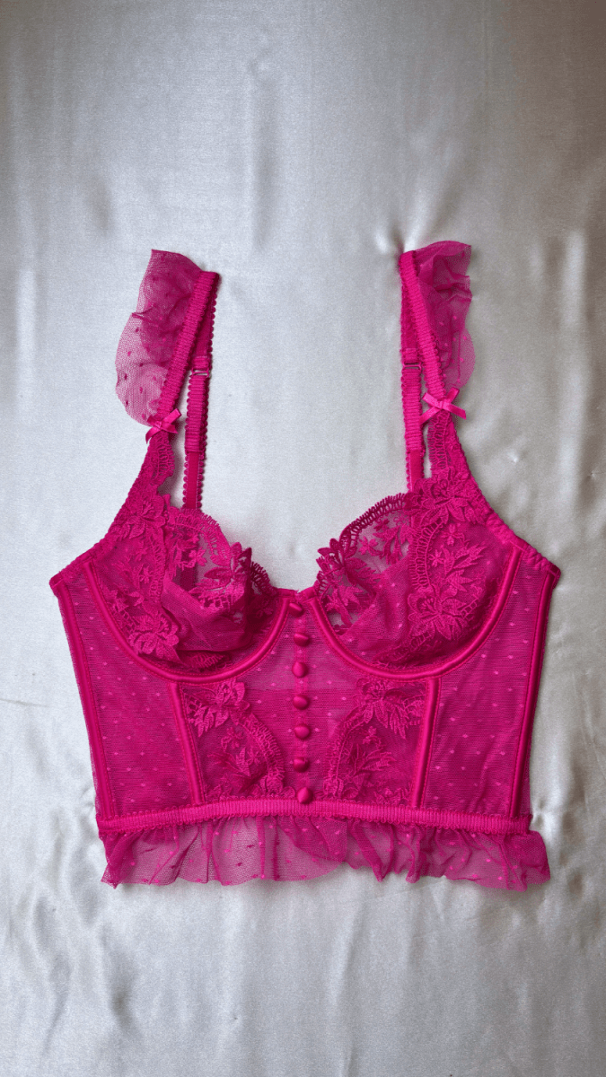 Emilie Pink Bustier - TRÈS FOU OR SOMETHING