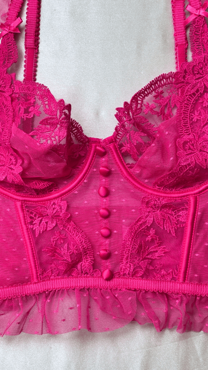 Emilie Pink Bustier - TRÈS FOU OR SOMETHING