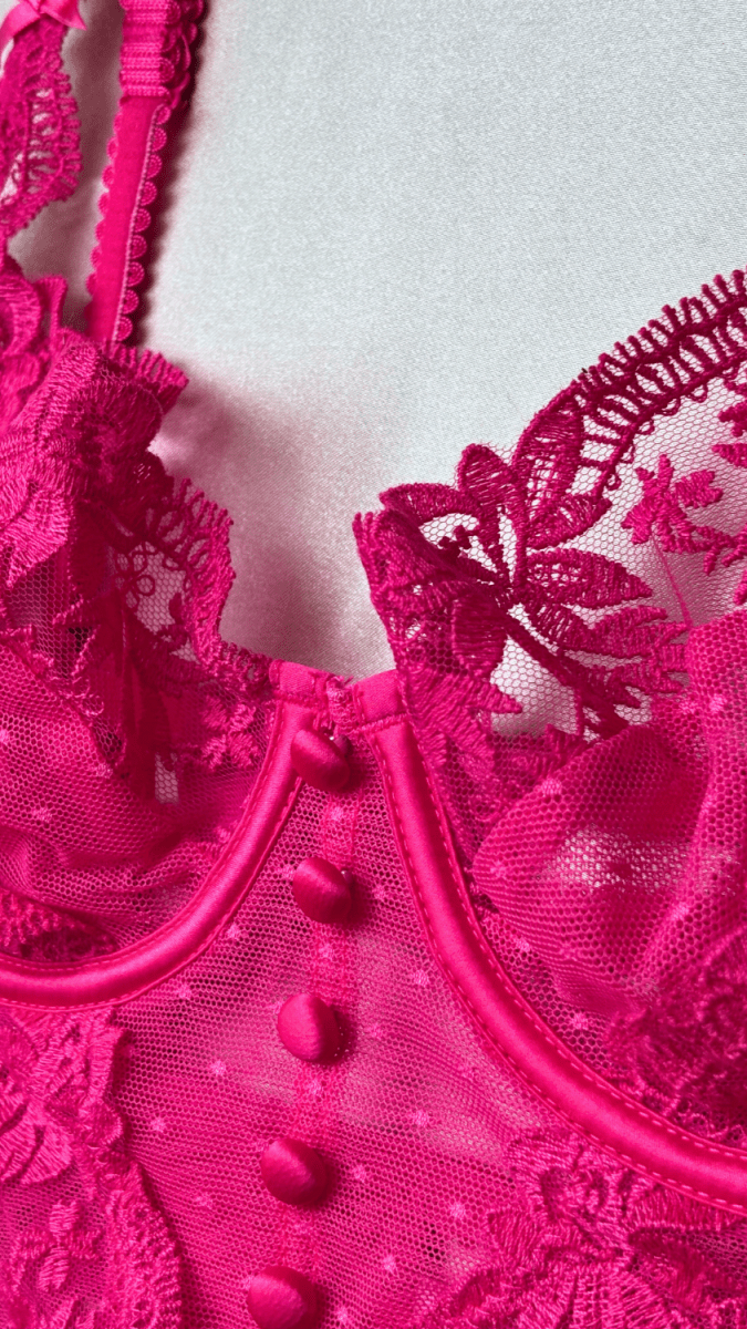 Emilie Pink Bustier - TRÈS FOU OR SOMETHING