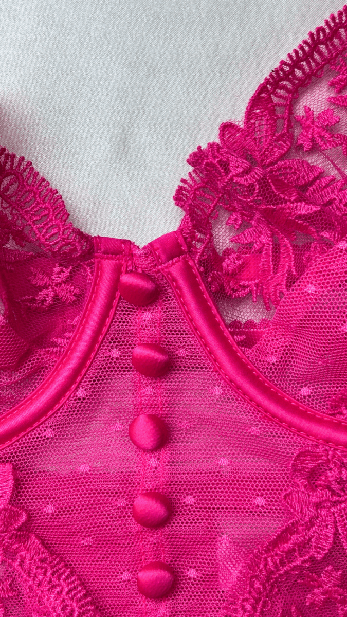 Emilie Pink Bustier - TRÈS FOU OR SOMETHING