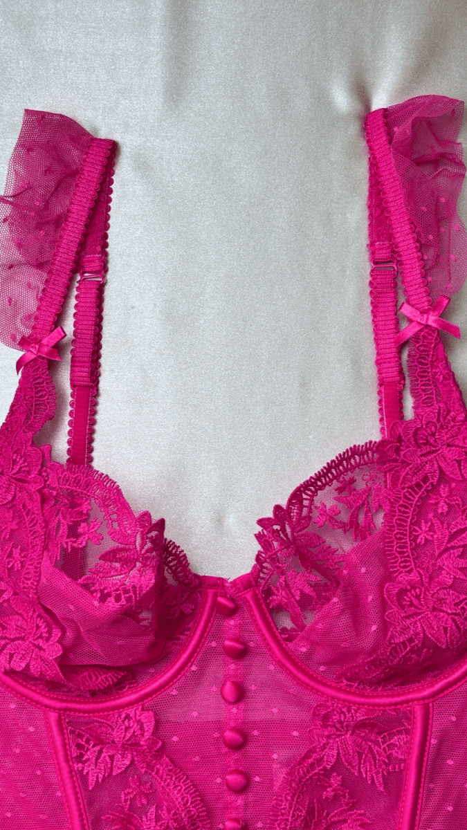Emilie Pink Bustier - TRÈS FOU OR SOMETHING