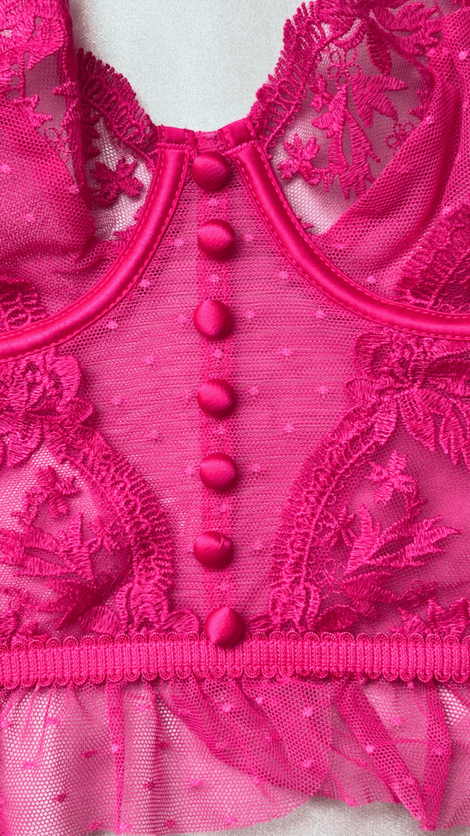 Emilie Pink Bustier - TRÈS FOU OR SOMETHING